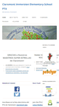 Mobile Screenshot of claremontpta.org